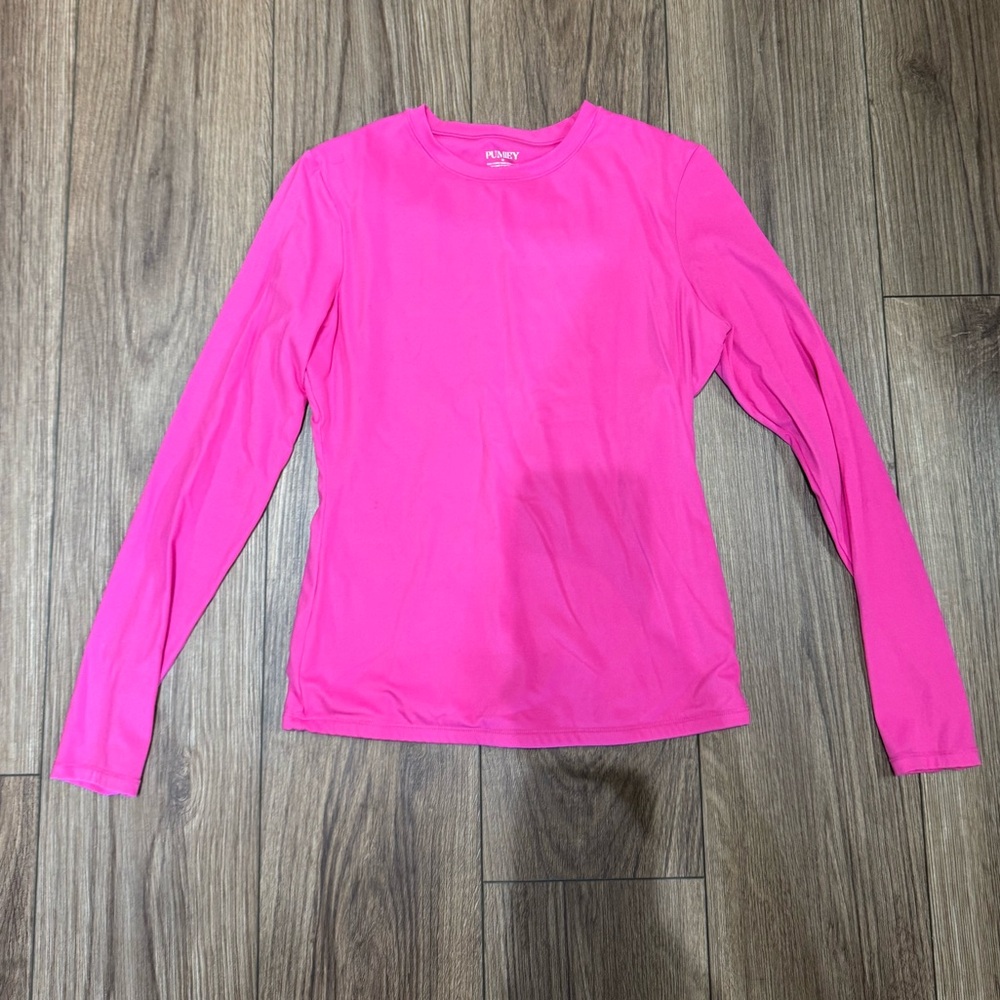 Pumiey Pink Long Sleeve Tee